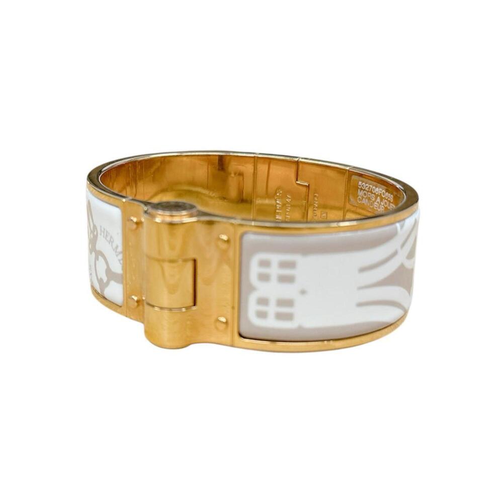 HERMES Cream Bracelet